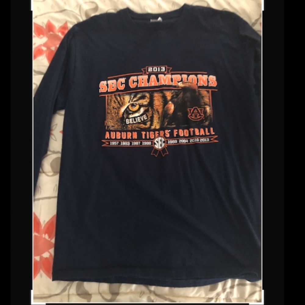 SOLD Auburn Tigers Football Long Sleeve T-Shirt